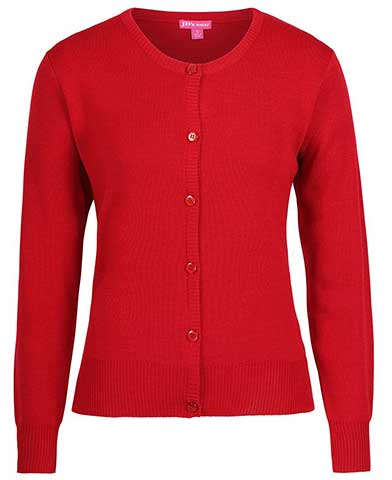 JB's Ladies Corporate Crew Neck Cardigan 6L1CN