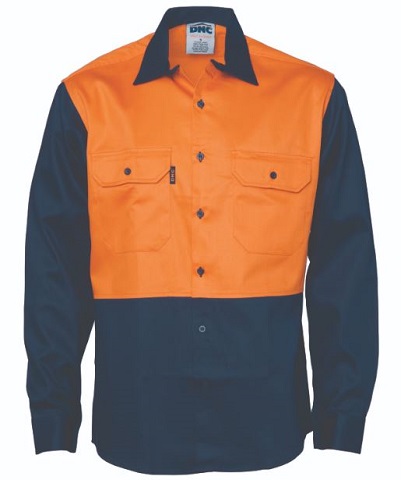 DNC Patron Saint® Flame Retardant Two Tone Drill Shirt 3406