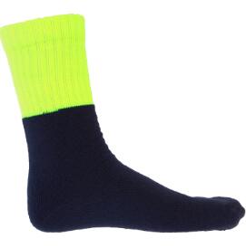 DNC Hi-Vis Two Tone Acrylic 3 Pack Work Socks S123