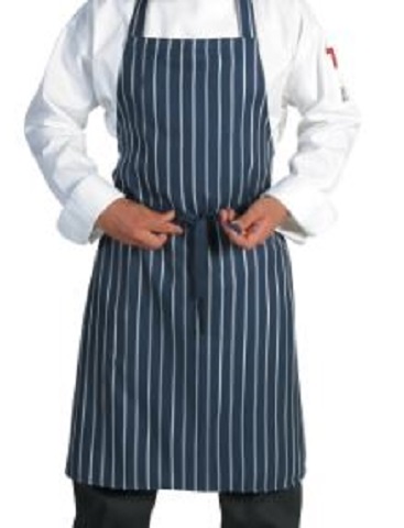 DNC Pinstripe Full Bib Apron 2536