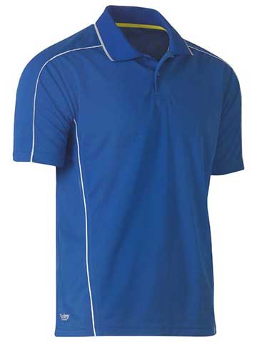 Bisley Cool Mesh Polo With Reflective Piping BK1425
