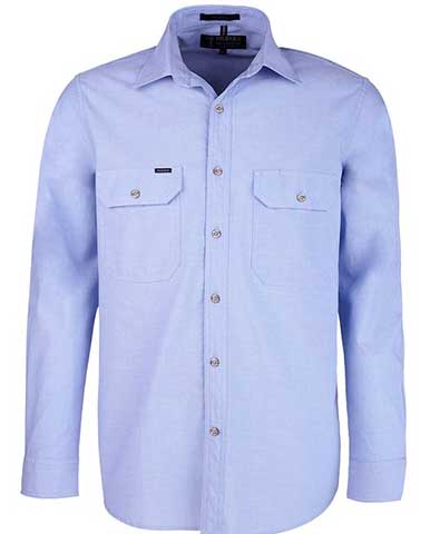 Pilbara Men's Chambray L/S Shirt RMPC007