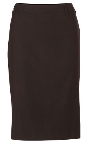 Winning Spirit Poly/Viscose Stretch Mid Length Lined Pencil Skirt M9471